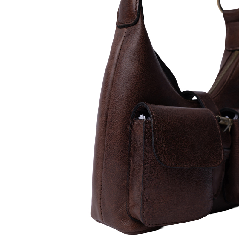 RE:DESIGNED Axelväska Solvej Small M. Brun 4