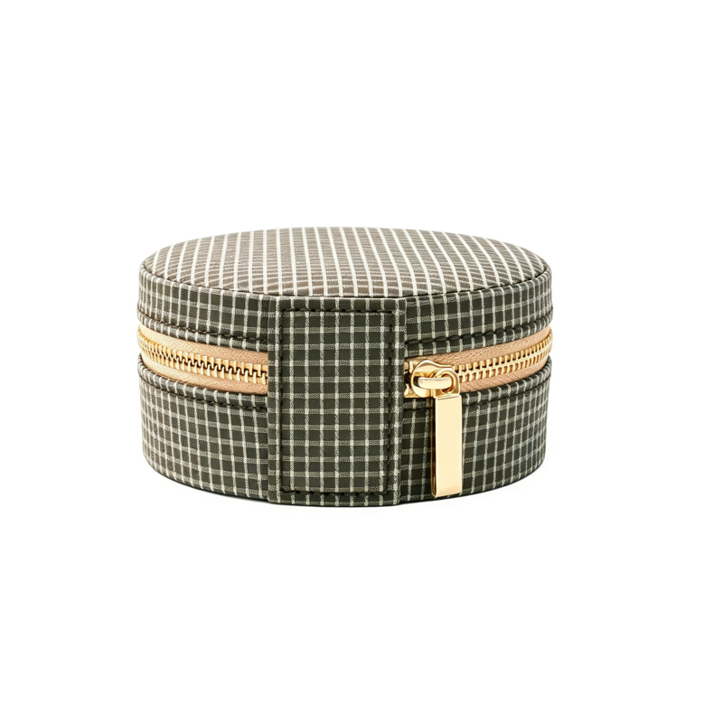 Conmé Smykkeskrin Olivia rundt Brun/Beige 4