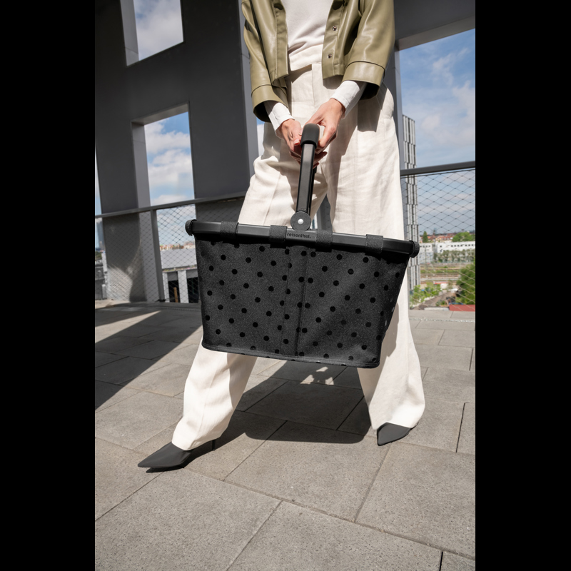 Reisenthel Shoppingkorg Carrybag Svart mönster 8