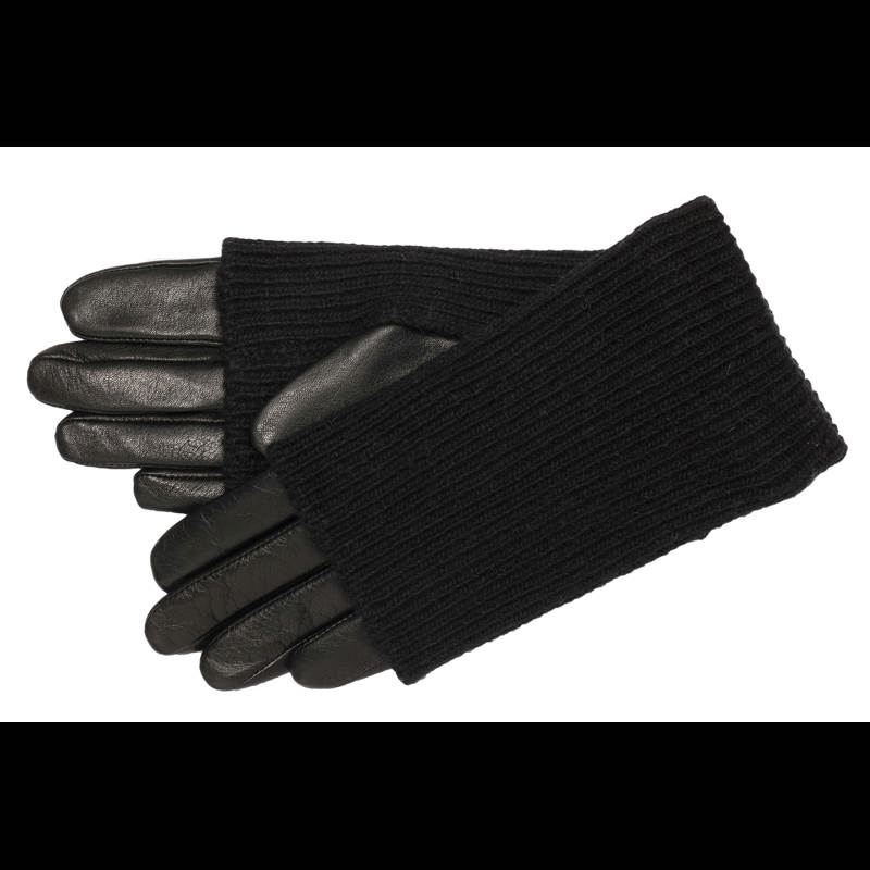 MARKBERG Damehandsker Helly Sort Str 7 3
