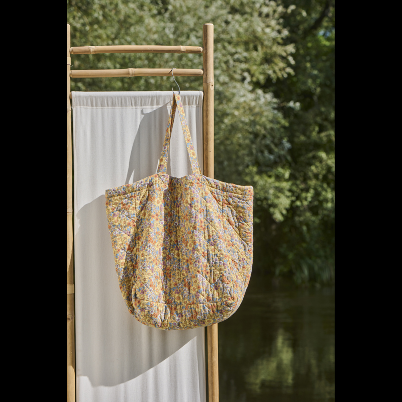 Ib Laursen Shopper Quiltet Blomster Print 2