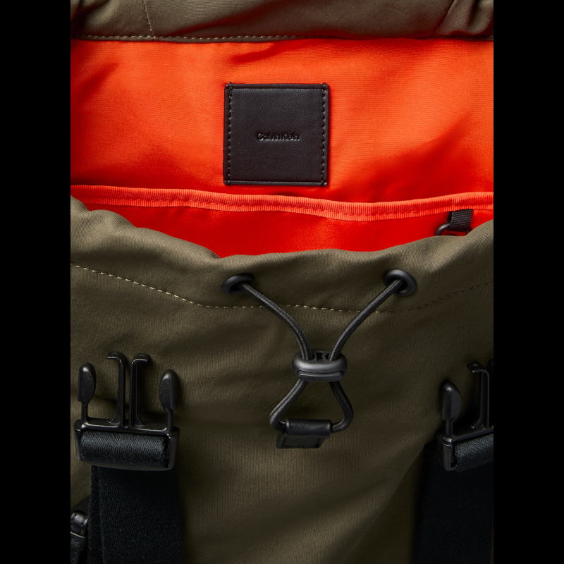 Calvin Klein Rygsæk Canvas Mix Grøn 3