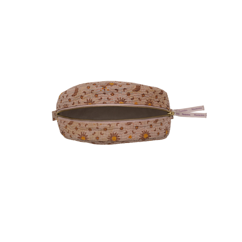 Maanesten Toilettaske M Rose Moon & Sun Orange brun 3