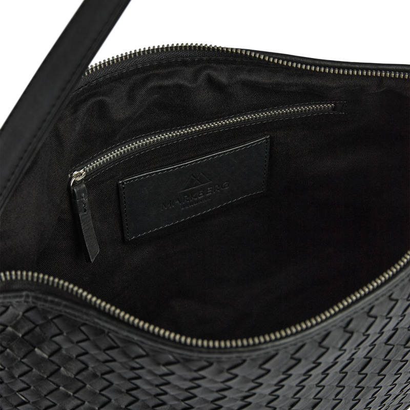 MARKBERG Skuldertaske Claudiambg Weave Sort 5