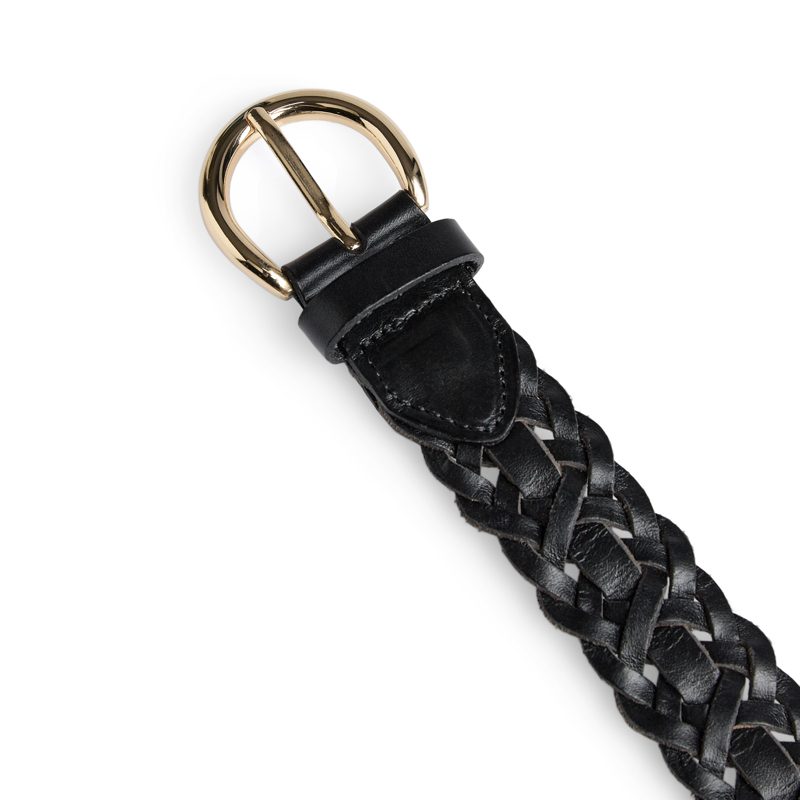 MARKBERG Dambälte Harlyn Braided Svart/Guld 85 Cm 2