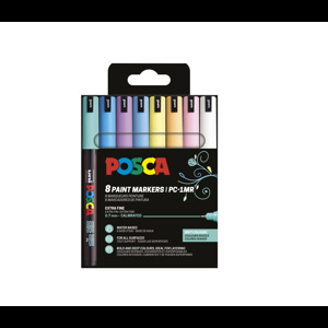 POSCA Pennor POSCA PC-1MR 8-pack Multi