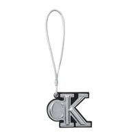 Calvin Klein Bag Charm Monogram Sølv