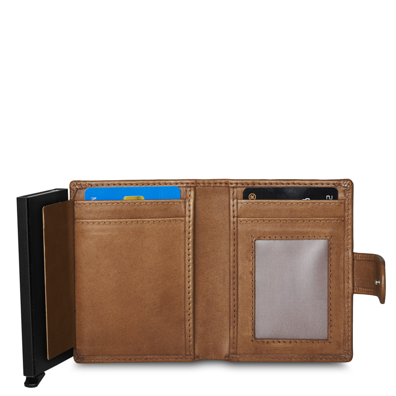 Figuretta Kortholder/pung Cognac 4