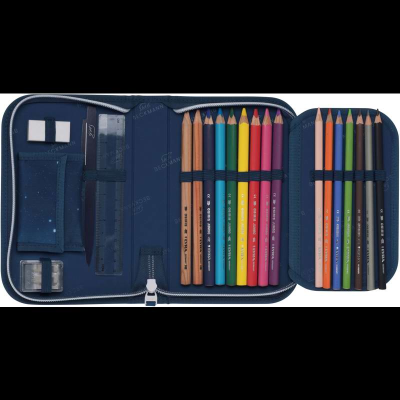 Beckmann Skoletaskesæt Classic Space M Air blue 11