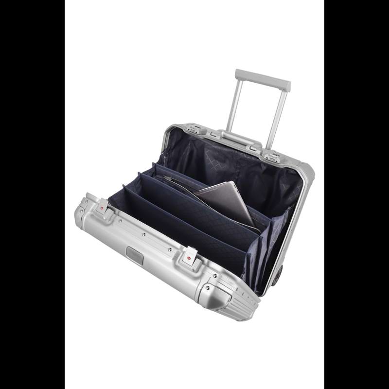 travelite Kuffert Next Business Sølv 15" 6