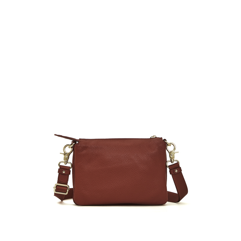 Mandarina Duck Crossbody Mellow Leather Cognac/rost 3