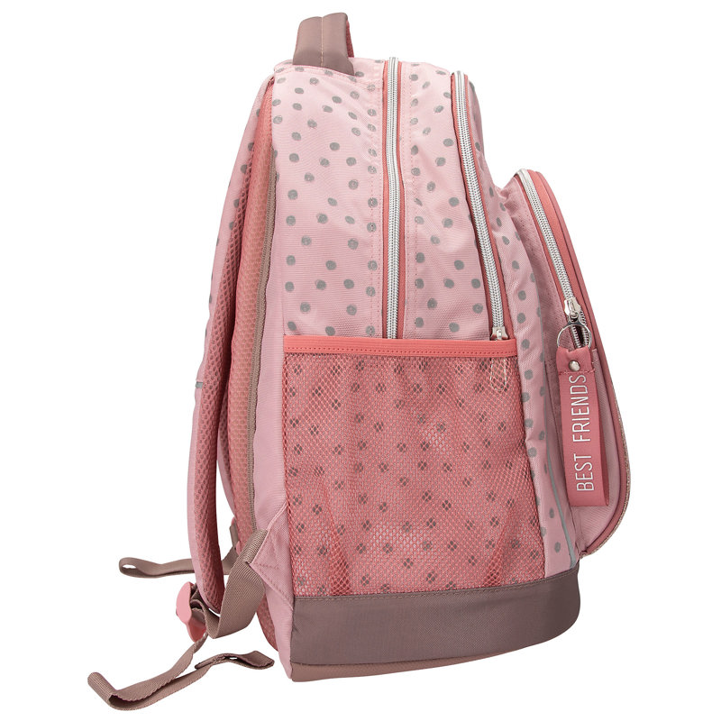 TOPModel Skoletaske Dots Sart Rosa 4