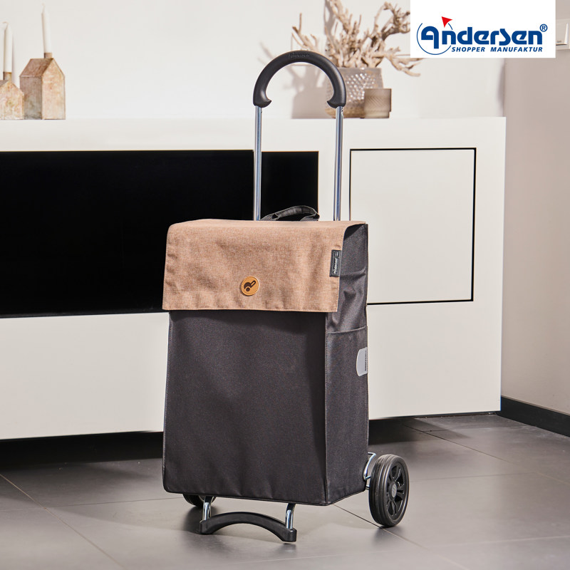 Andersen Indkøbsvogn Scala Shopper Hera Sand/sort 2