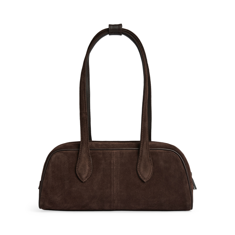 MARKBERG Axelväska EdenaMBG Suede M. Brun 5