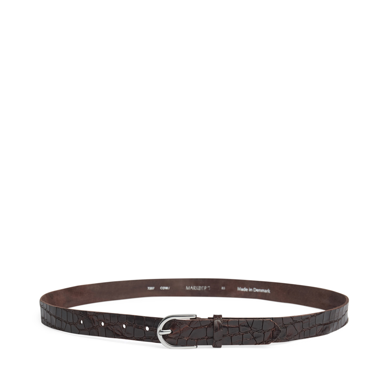 MARKBERG Dambälte TaylaMBG Croco Brun krokodil 85 Cm 3