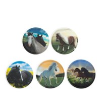 Ergobag Badges Kletties Wild Horses Mønst.