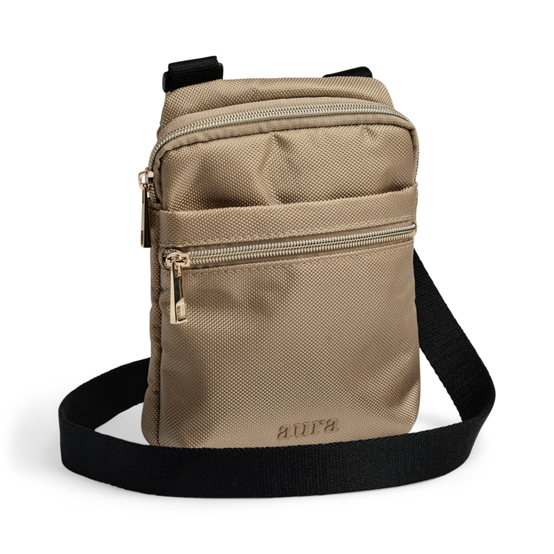 Aura Crossbody Ontario Recycled Karamell 4