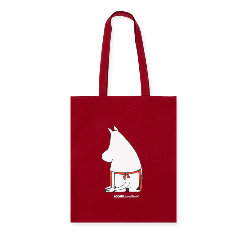 Nordic Buddies Tote Bag Muminmmamma  Bordeaux 4
