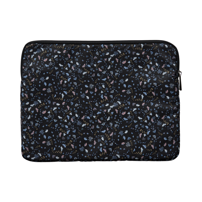 Sofie Schnoor Chromebook Sleeve Jaya Sort/med blomster 13" 3