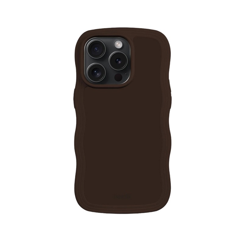 Holdit Mobilcover Wavy Brun iPhone 14 Pro 1
