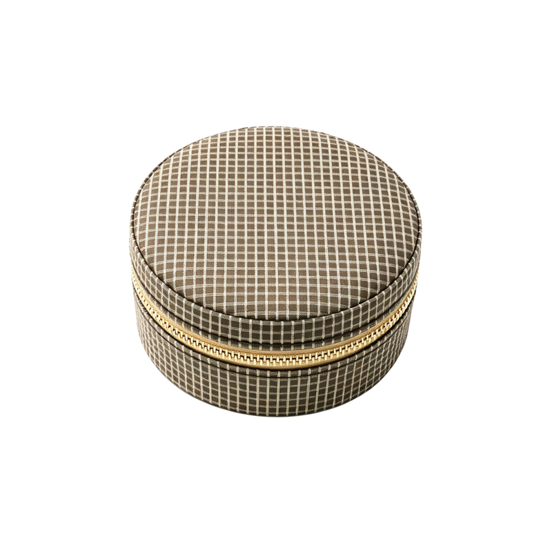 Conmé Smykkeskrin Olivia rundt Brun/Beige 1