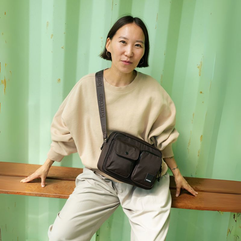 Kintobe Crossbody Miles Mocca Brun 2