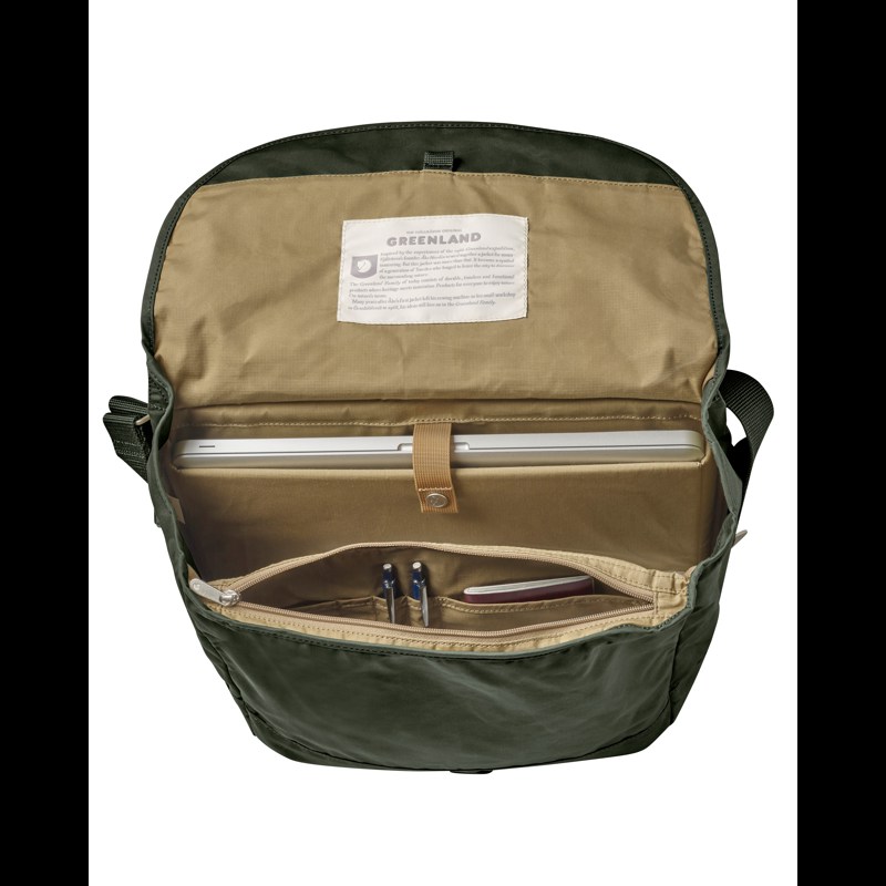 Fjällräven Skuldertaske Greenland Mørk grøn 15" 5