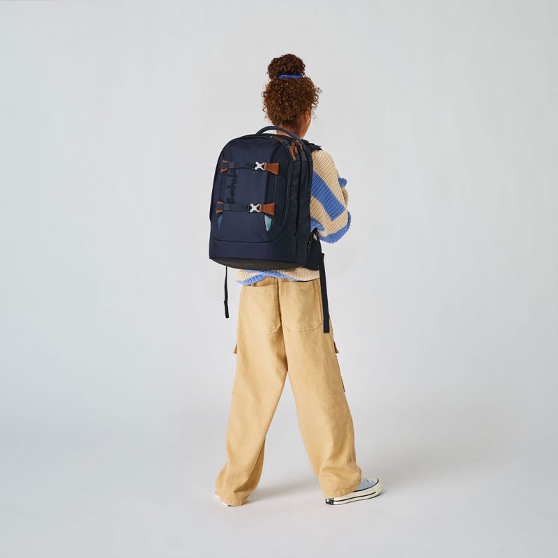 Satch Skoletaske Pack Nordic Blue Blå 2