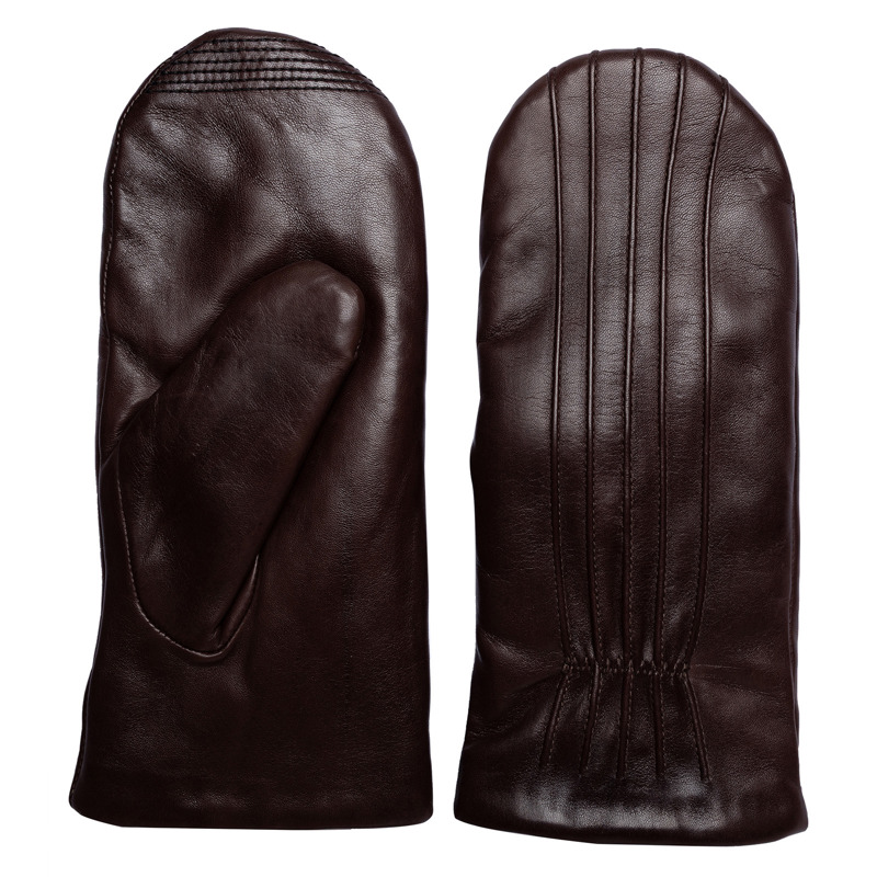 RE:DESIGNED Damhandske Lacy Mitten M. Brun Str S 3