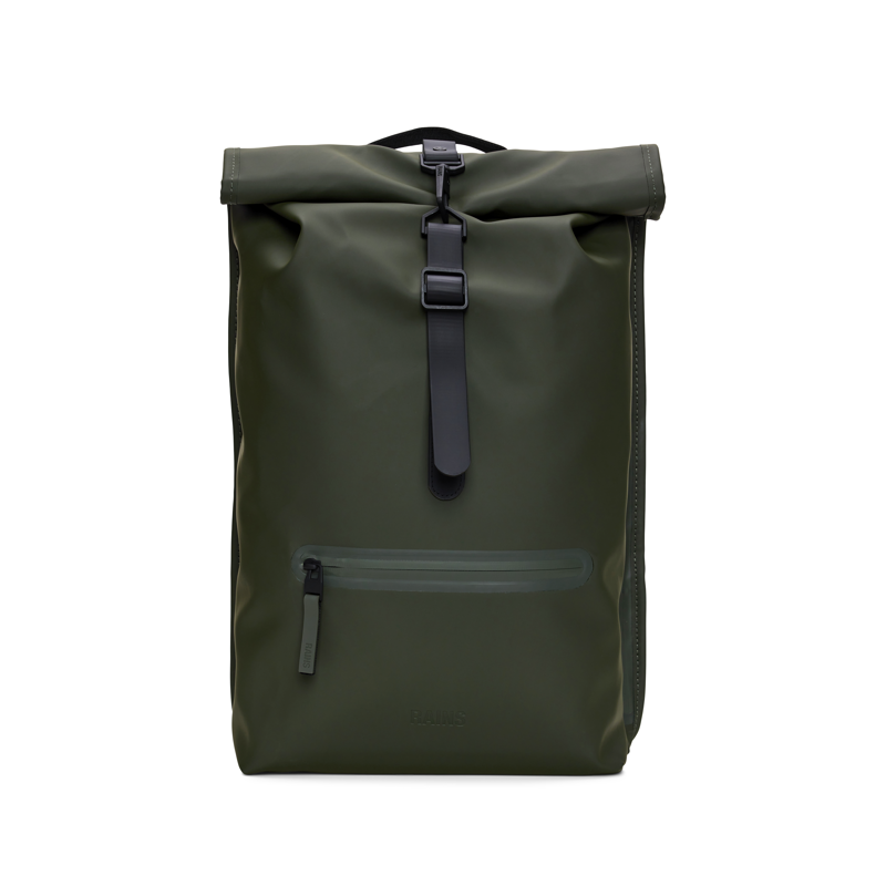 RAINS Ryggsäck Rolltop Rucksack Grön 1