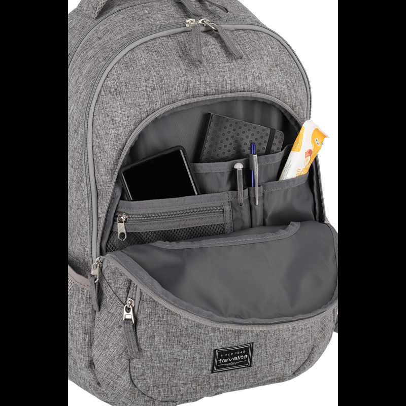 travelite Basics ryggsäck Ljusgrå 15" 6