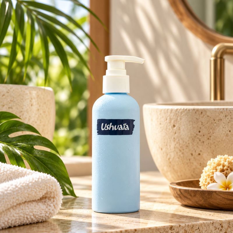 Ushuaia Pumpeflaske 200 ml Blå 2