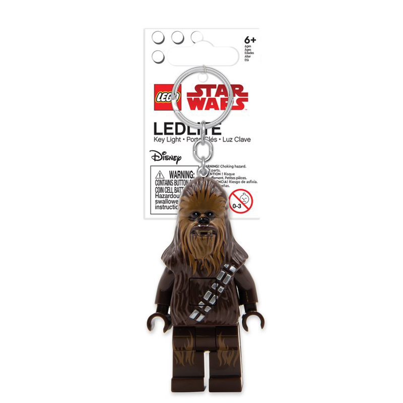 LEGO Tilbehør Bag Charm m/ LED Chewbacca Brun/brun 1