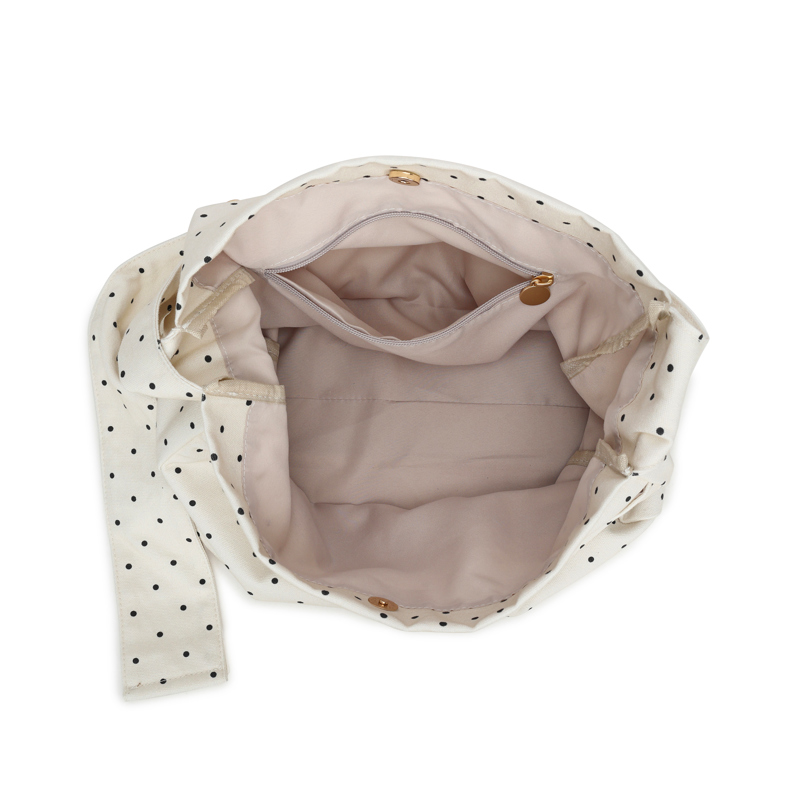 Conmé Skuldertaske Poppy Hvid/sort 4