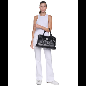 DKNY Skuldertaske Bryar LG Sort/sølv alt image