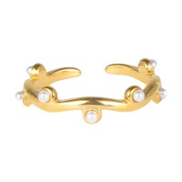 PITAYA Ring Emma Pearl  Guld