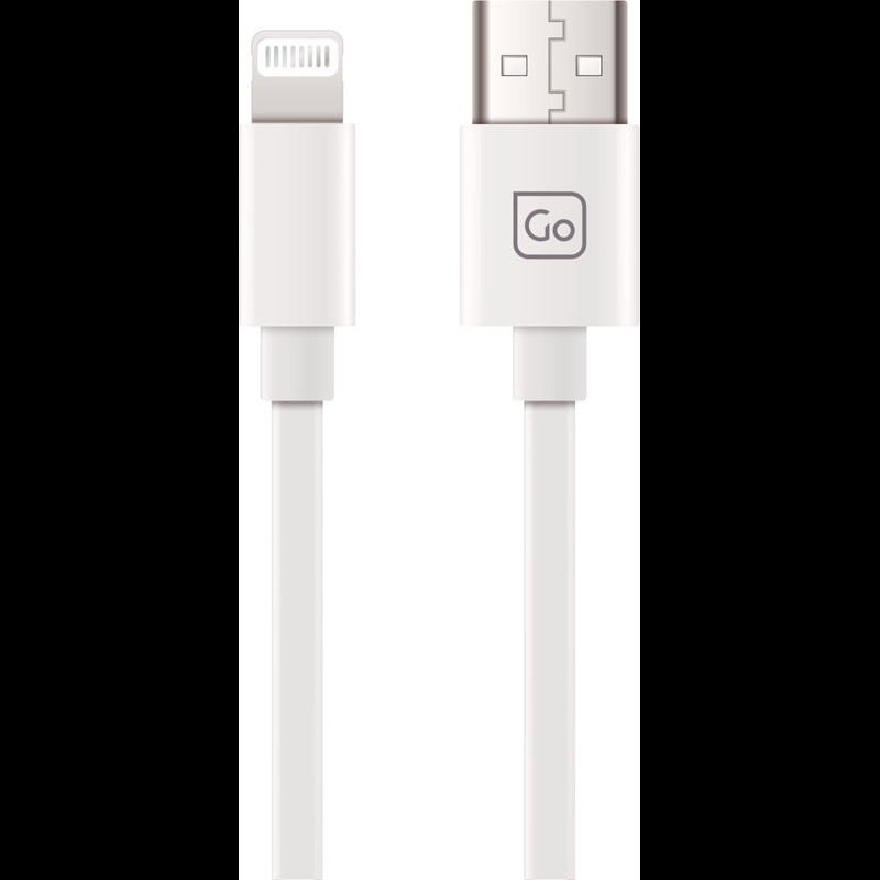 Go Travel Ledning Lightning Connector Vit 1