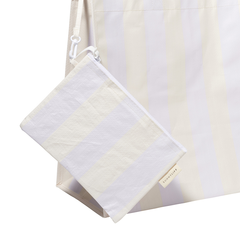 SUNNYLiFE Strandväska Carryall Stripe Lavendel 4