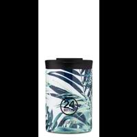 24Bottles Termokrus Travel Tumbler Natur/grøn/grå