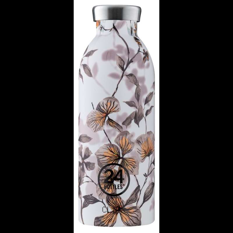 24Bottles Termoflaska Clima Bottle Vit blomning 1