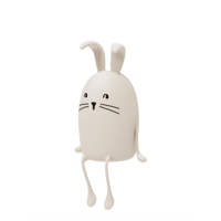 LIEWOOD Natlampe Evex Rabbit Hvid