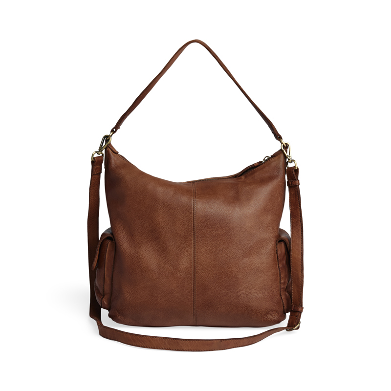 Aura Skuldertaske Cyra Cognac 4