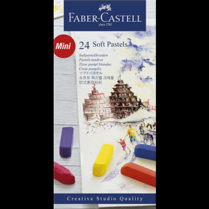 Faber-Castell Mjuka pastellkritor 24 st. Multi