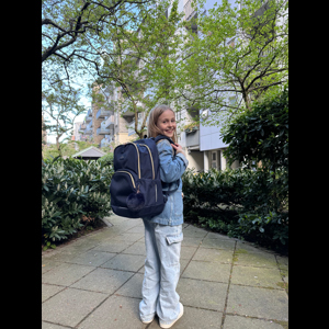 Beckmann Skoletaske Sport Jr. Blue Gold Navy/guld alt image