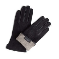 MARKBERG Damhandskar Abigail Suede Svart Str. 7,5 1