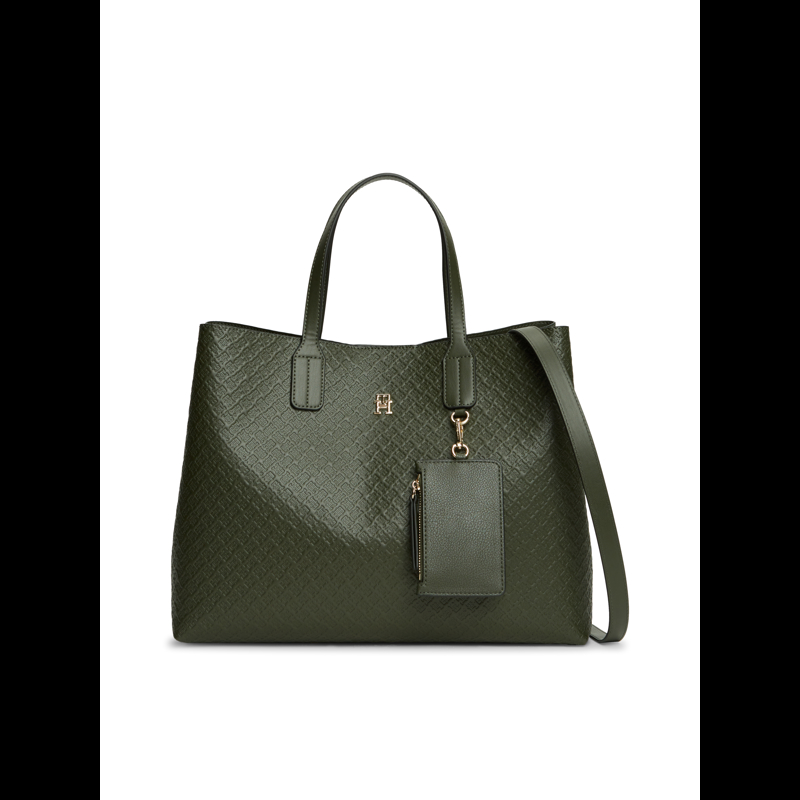 Tommy Hilfiger Håndtaske Satchel Thicon Grøn 1