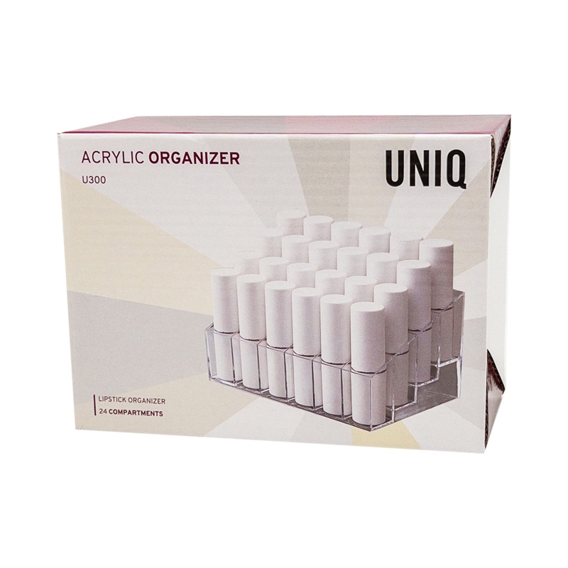 UNIQ Sminkorganisatör Genomskinlig 3