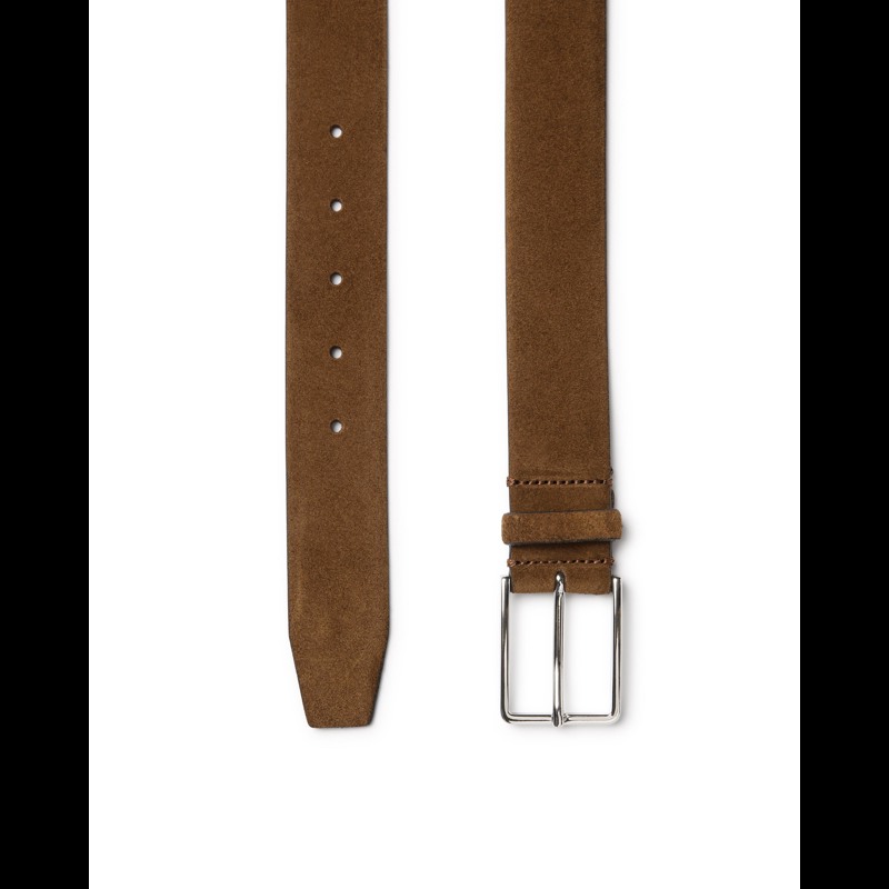 Saddler Ruskindsbælte Bos Cognac 85 Cm 3