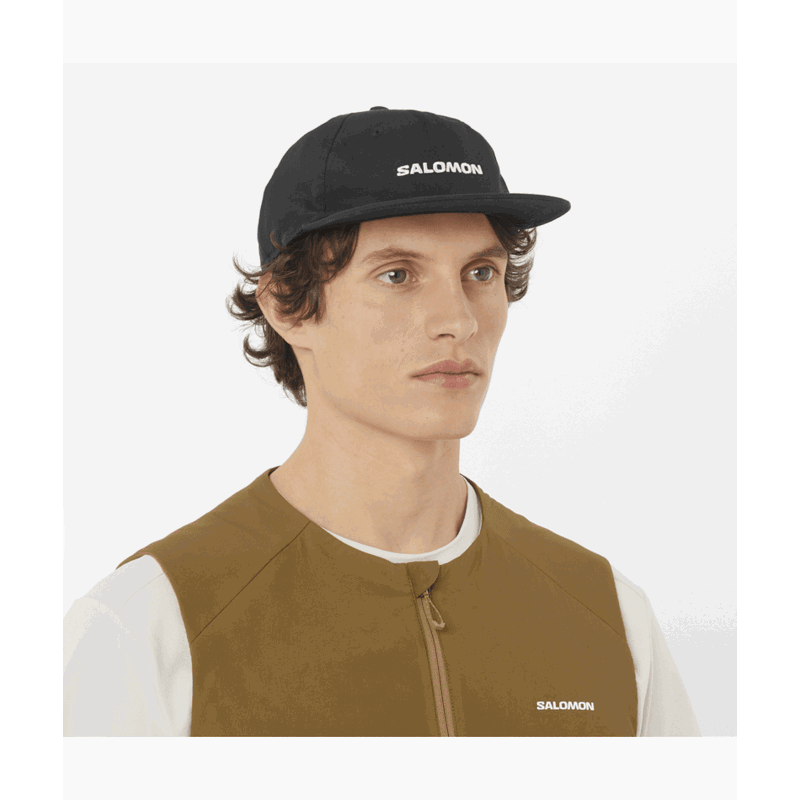 Salomon Kasket Logo Flat Sort Str L/XL 2