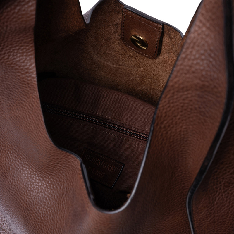 RE:DESIGNED Skuldertaske Siv Big Brun 5
